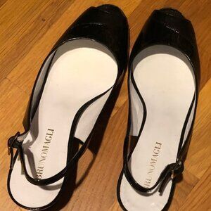 Bruno Magli Black Patent Leather Heels